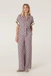 Nova Blouse - Lattice Print