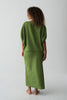 Tina Oversized Linen Top - Lime