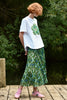 Skipped A Pleat Skirt - Green