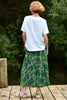 Skipped A Pleat Skirt - Green