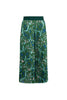 Skipped A Pleat Skirt - Green