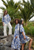 Frill-er Instinct Dress - Blue/White