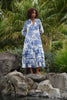 Frill-er Instinct Dress - Blue/White