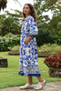 Now And Then Dress - Blue Tile