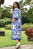 Now And Then Dress - Blue Tile