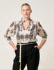 Oleander Shirred Blouse - Imperial Stone