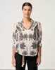 Oleander Shirred Blouse - Imperial Stone