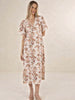 Bohemian Rose Midi Dress