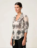 Oleander Shirred Blouse - Imperial Stone