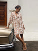Bohemian Rose Shift Dress