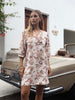 Bohemian Rose Shift Dress