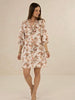 Bohemian Rose Shift Dress