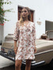 Bohemian Rose Shift Dress