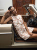 Bohemian Rose Sleeveless Shift Dress