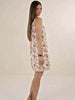 Bohemian Rose Sleeveless Shift Dress