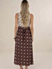 Vintage Tales Maxi Dress - Chocolate/Cream