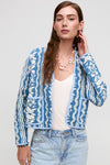 Leros Knit Jacket - Blue