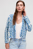Leros Knit Jacket - Blue