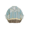 Blouse Palm Tree Print - Glacier Blue