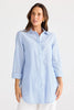 Ava Shirt - Blue Pinstripe