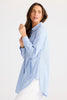 Ava Shirt - Blue Pinstripe
