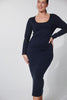 Nikolai Knit Dress - Midnight