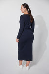 Nikolai Knit Dress - Midnight