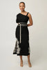 Elodie One Shoulder Dress - Black