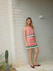 Ula Mini Skirt - Ruby Multi Stripe