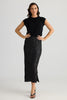 Razzle Skirt - Black Sequins