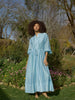 Emersyn Dress - Bluebell Stripe