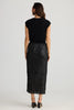 Razzle Skirt - Black Sequins