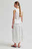 Ashley Sculptured Skirt - White