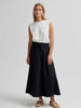 Larkini Long Skirt - Black