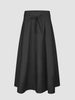 Larkini Long Skirt - Black