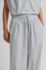 Sarisa Cuff Striped Trouser - Cashmere Blue