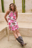 Zephyr Dress - Pink Ibiza