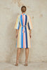 Allegra Midi Dress - Pablo Stripe
