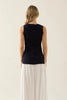 Adele Split Tank - Navy