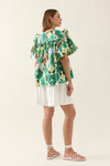 Aurora Frill Top - Paisley