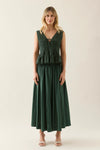 Esther Shirred Tank - Myrtle