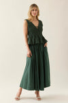 Esther Shirred Tank - Myrtle