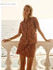 Colette Lace Skort - Red Clay