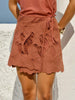Colette Lace Skort - Red Clay