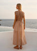 Callista Midi Dress - Sandbar Stripe