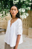 Nilsa Button Top - Lotus
