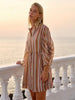 Vera Mini Dress - Sandbar Stripe