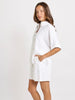 Palm Relaxed Shorts - White/ Black