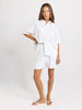 Ophelia Oversized Shirt - White/Black