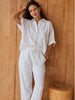 Palm Relaxed Pant - White/ Black